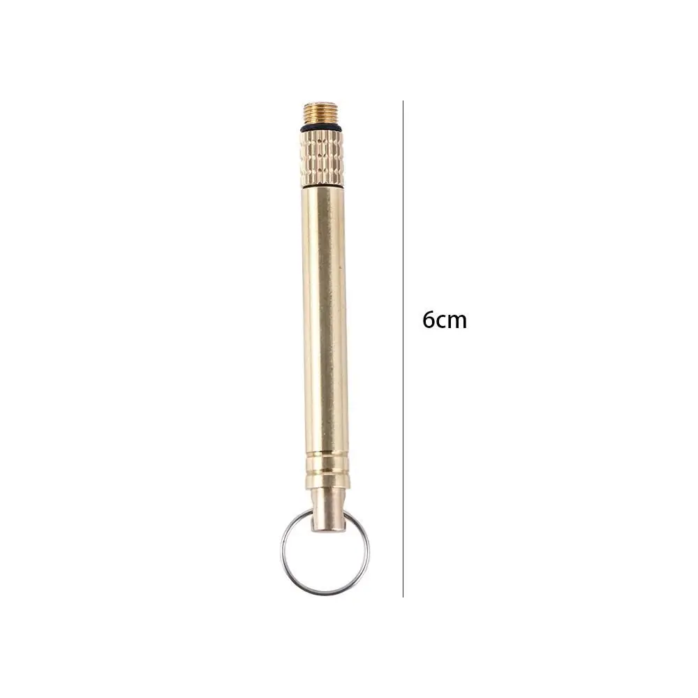 

Ring Fruit Pick Brass Tooth Cleaning Accessory Titanium、 Travel Toothpick Toothpick Fruit Fork Toothpick Tube Brass Toothpick