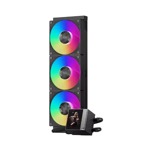 

PCCOOLER DC360 PRO ARGB 360mm CPU Water Cooler Black White Radiator LCD Screen Computer Material Air Heat Pipe Fan Computer CPU