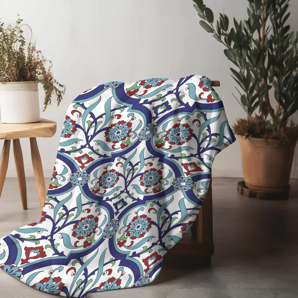 غطاء وسادة من بلاط إزمير التركي غطاء سرير أريكة غطاء وسادة مزخرف هدية من المنسوجات المنزلية #3