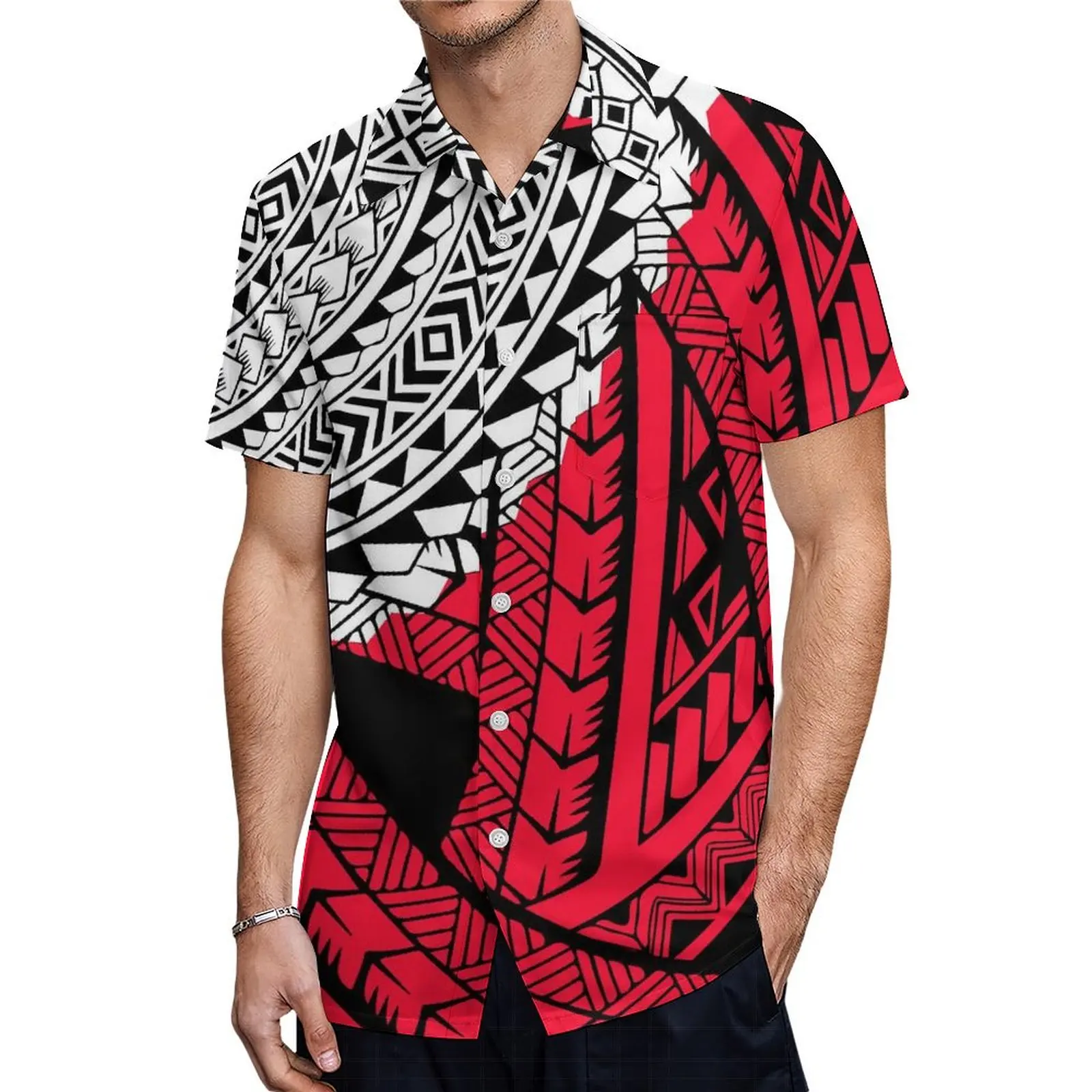 Fiji Polynesian Men Boys Shirt Ladies Girls Puletasi Tribe Party Family Clothing Summer Elegant Temperament Clothing New Style