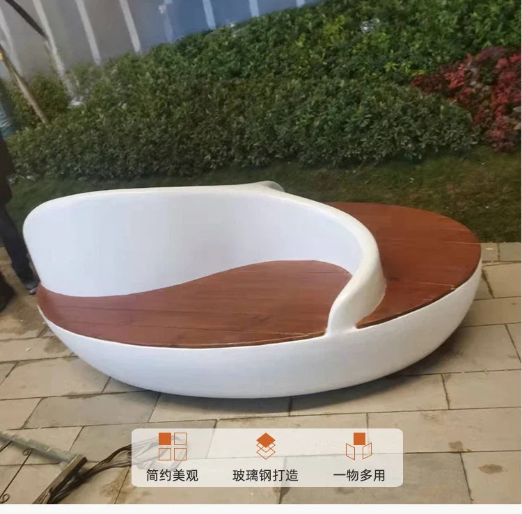 Imitation wood grain leisure chair park, bench sofa products