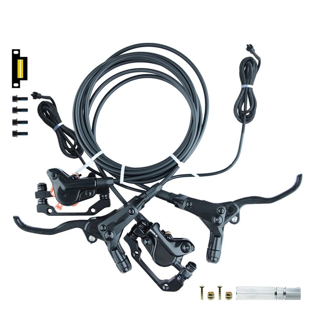 

Non Slip Brake Handle Design Bike Electric Bicycle Brake 140 160 Dual Calipers 160mm Disc Compatibility For E-Bike Maintenance