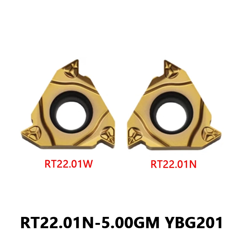 

Original RT22.01N-5.00GM YBG201 Carbide Inserts Lathe Tool Turning Cutter Metal Turning Tool RT22.01N 5.00GM High-Quality Blade