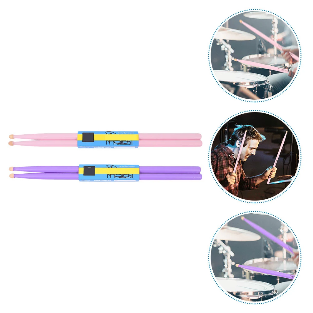 

4pcs Maple Lightweight Smooth Surface Drum Stick Comfortable Grip Drum Accessories Percussion Sticks Accessories