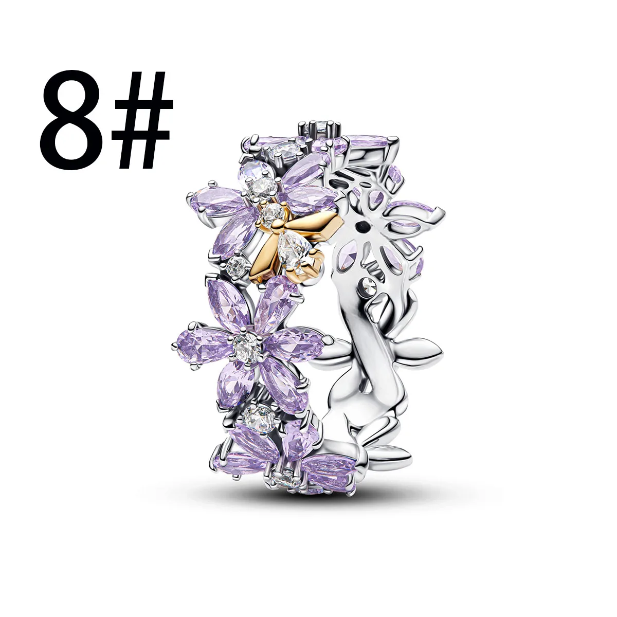 Nieuwe 925 Sterling Zilver Vierklaverblad Bloem Oor Stud Ring Hanger Kraal geschikt voor DIY Dames Armbanden Kettingen Sieraden Cadeaus