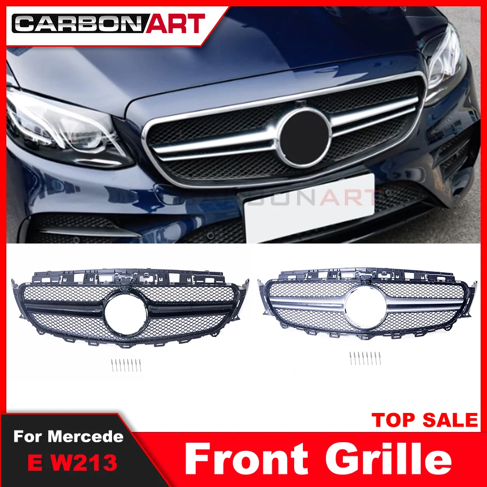 2016-2018 E class W213 grille For ben z W213 w238 E53 Style Grille front bumper for E CLASS W213 C238 E200 E250 E300 E320 E350