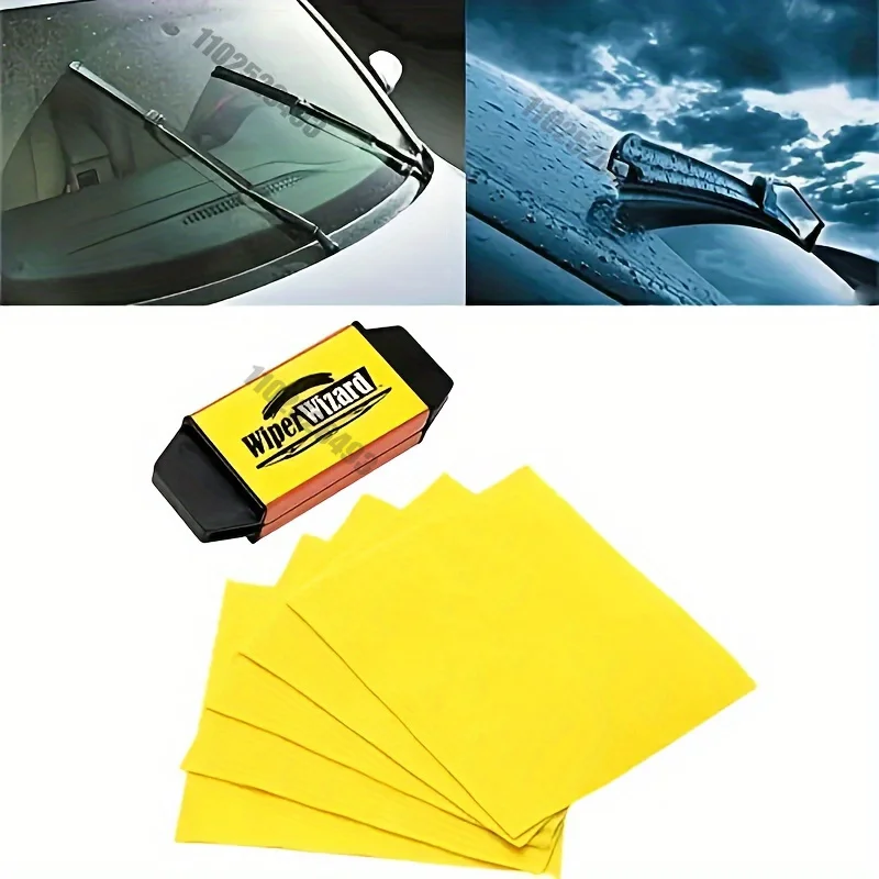 NEW 1pc Car Wiper Restorer, Cleaning Wiper Guide Blade Repair Brush, Automobile Parts, Intelligent Maintenance Car Wiper