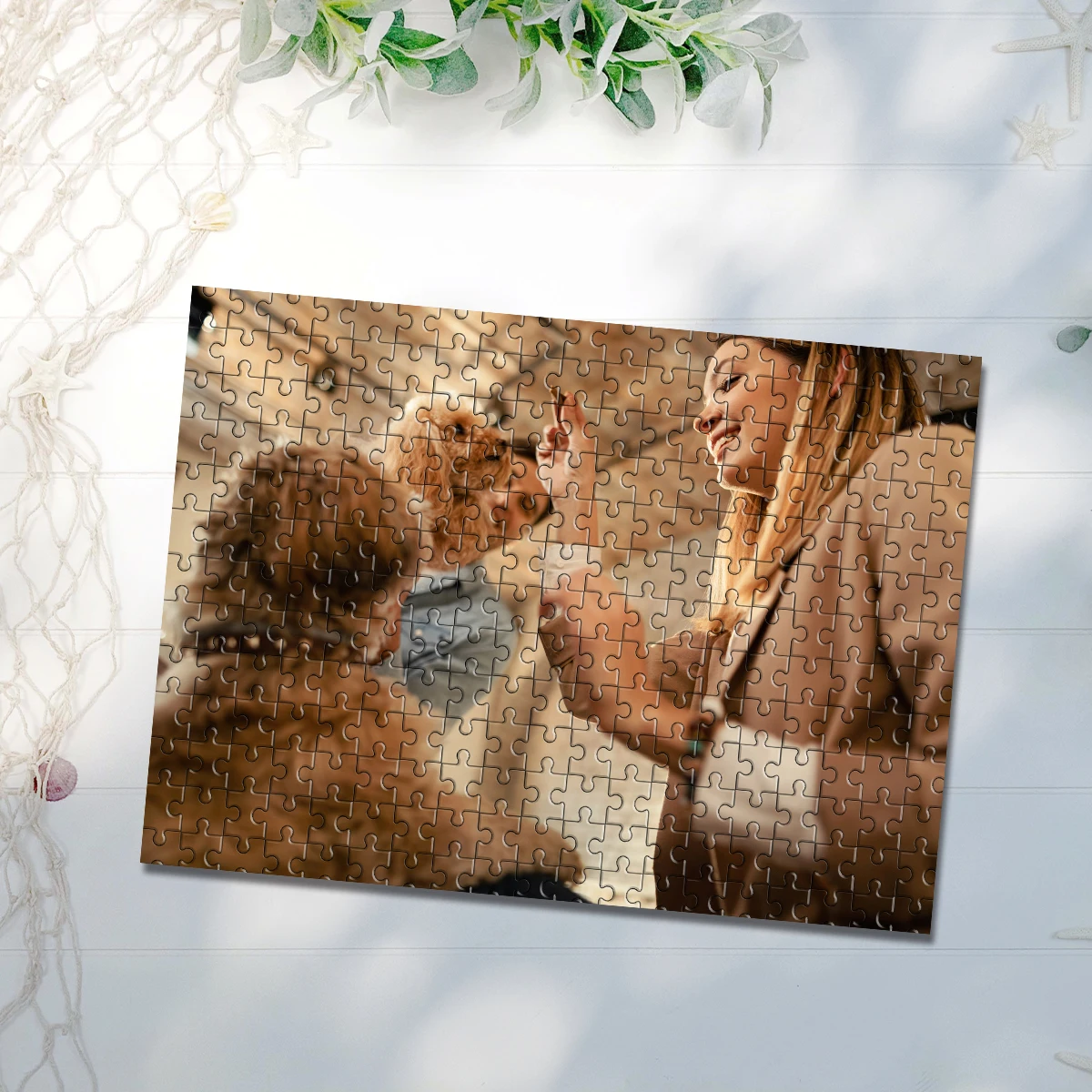 35/300/500/1000pcs Personalized Custom Photo Puzzle family photo DIY toys for Adults Decoration Collectiable
