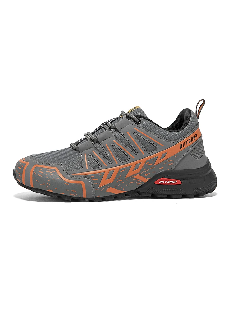 Herren-Wanderschuhe für den Außenbereich, wasserdicht, rutschfest, für jedes Gelände, Sportschuhe mit breiter Zehenpartie, zum Wandern, Radfahren, Camping, Jagd, Wanderschuhe – Detail 4