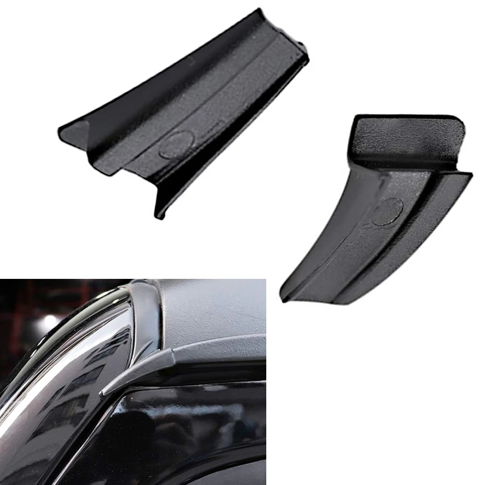 

2pcs Car Top Rain Gutter Extensions Water Diversion Channel For Jeep Wrangler JL Gladiator JT 2007-2022 Exterior Accessories