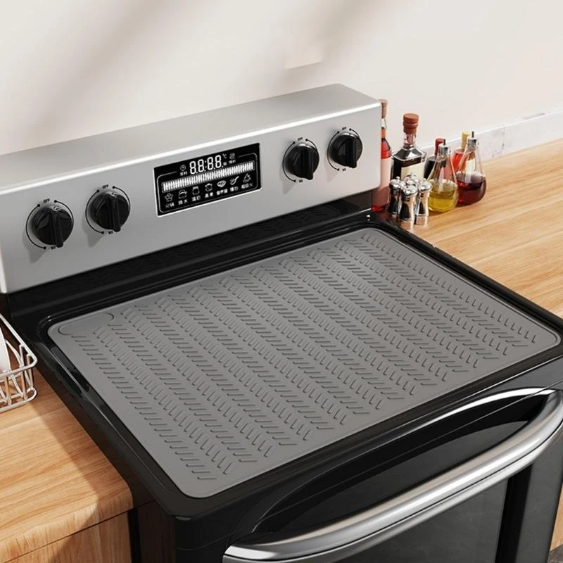 Nonslip Silicone Mat for Electric Stove Waterproof Large Dish Drying Pad