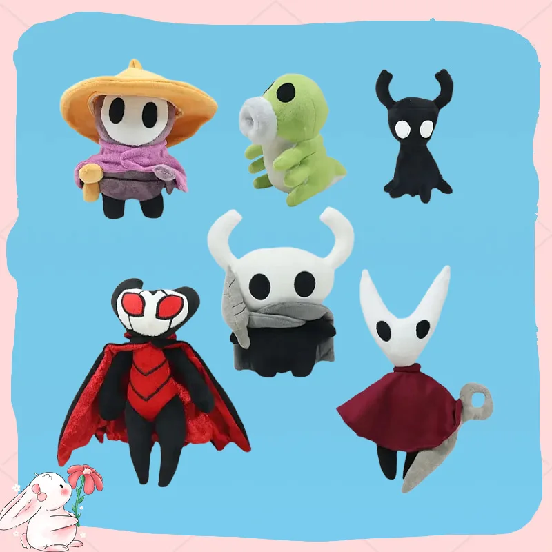 

Spot Hollow Knight Doll Empty Knight 2 Silk Song Game Surrounding Plush Toys Holiday Christmas Gift