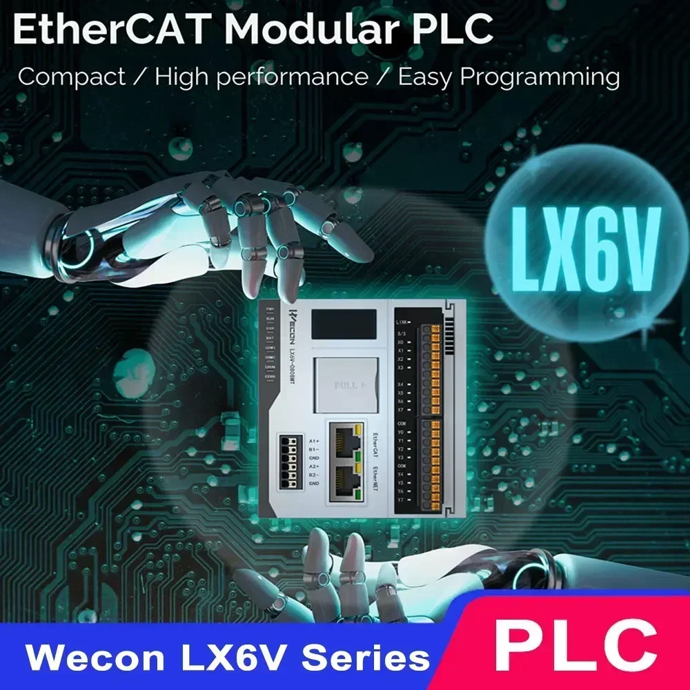 Wecon PLC LX6V 0808MT Programmable Logic Controller LX6V-0808MT-DB LX6V-0808MT-DC LX6V-0808MT-DD LX6V-0808MT-DE