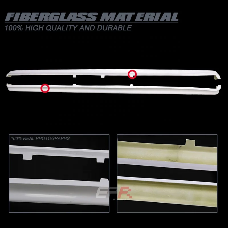 

suitable for New Arrive Side Skirt Extension for Nissan Stagea C34 WC34 Type Fiber Glass Material