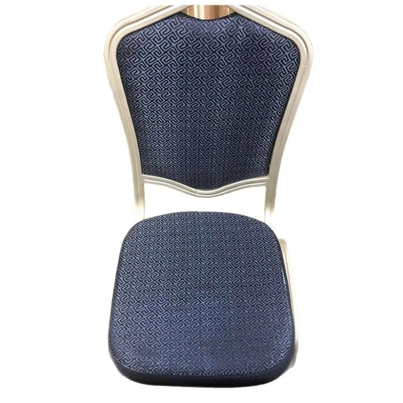 Manufacturer hotel chair aluminum alloy chair wedding wrought iron crown banquet chair custom hotel table