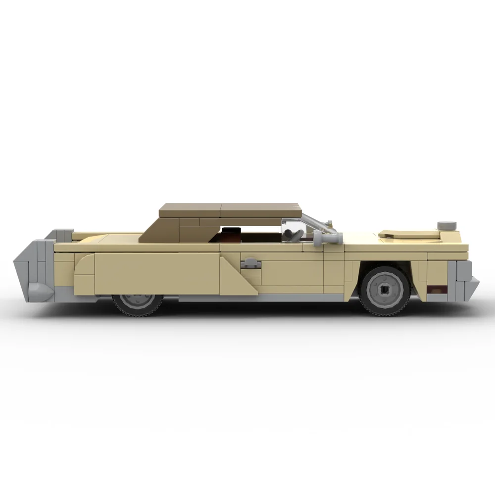 PolaDeer 268PCS MOC Speed ​ ​ Serie 1970er Luxus-Limousine DIY Auto-Garage Bausteine Montage-Spielzeug Kindergeburtstagsgeschenk – Detail 5