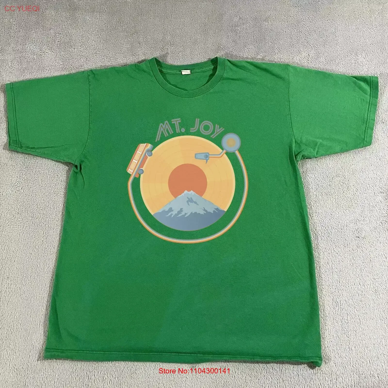 Mt Joy Band Green Cotton T Shirt Size S 5XL vintage Washed Stylish Top For Everyday Wear Casual Soft fashion designer clothes