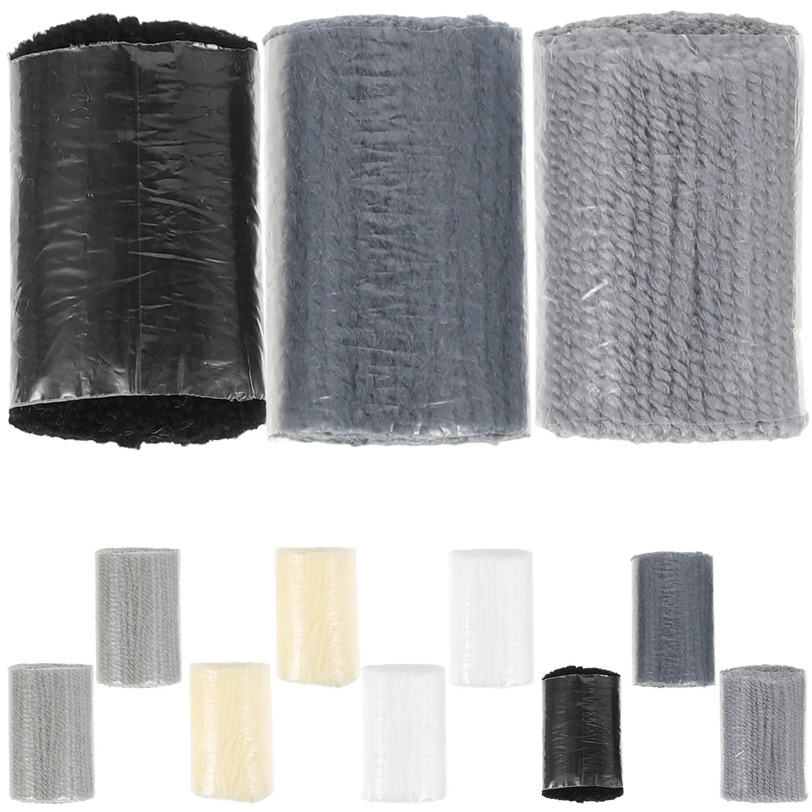 

12Pcs Versatile Acrylic Latch Hook Yarn for Rug Tufting DIY Home Decor Craft Blanket Pillow Cushion Making Easy Storage