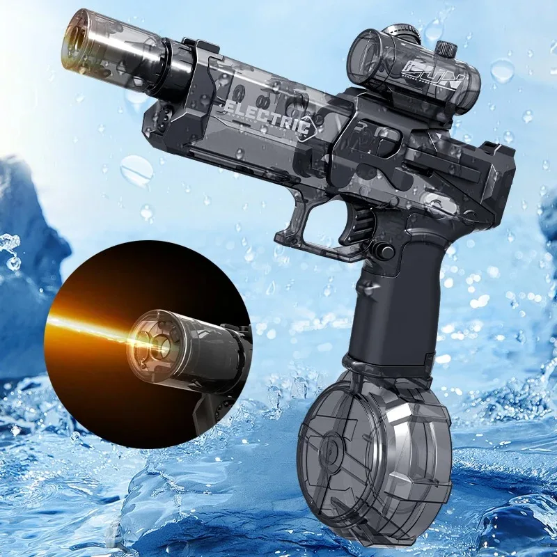 New Summer Electric Water Gun Toys Bursts High-pressure Strong Charging Energy Water Automatic Water Spray Children Toy