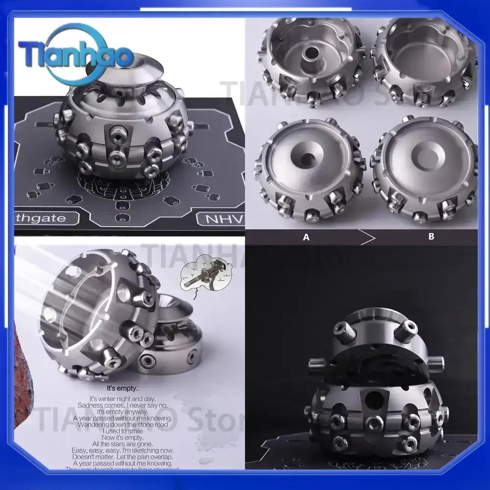EDC 6-Column Lock Box for Organ Storage Small Items Crafts Ornaments Gifts Made of 304 Stainless Steel