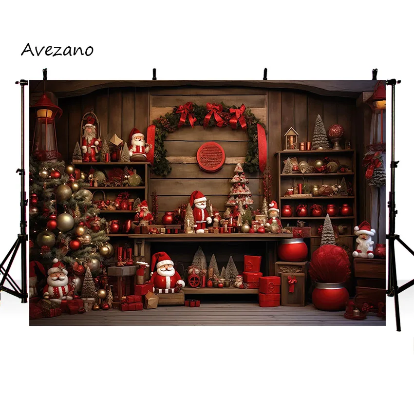 Mehofond 크리스마스 사진 배경 진저브레드 하우스, 빈티지 크리스마스 실내 어린이 초상화 사진 스튜디오