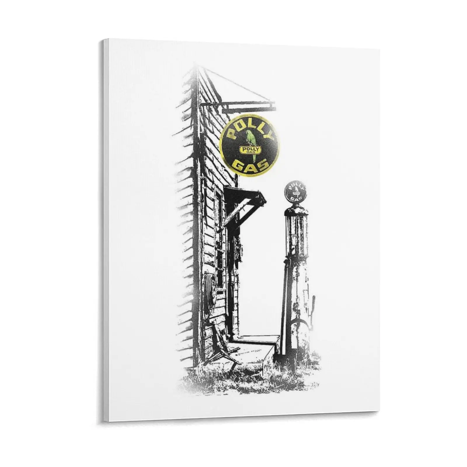 Polly Penn Motor Oil Can Vintage Gas Petroliana Bird Canvas Painting Cinema Wall Mural Framed Wall Paintings
