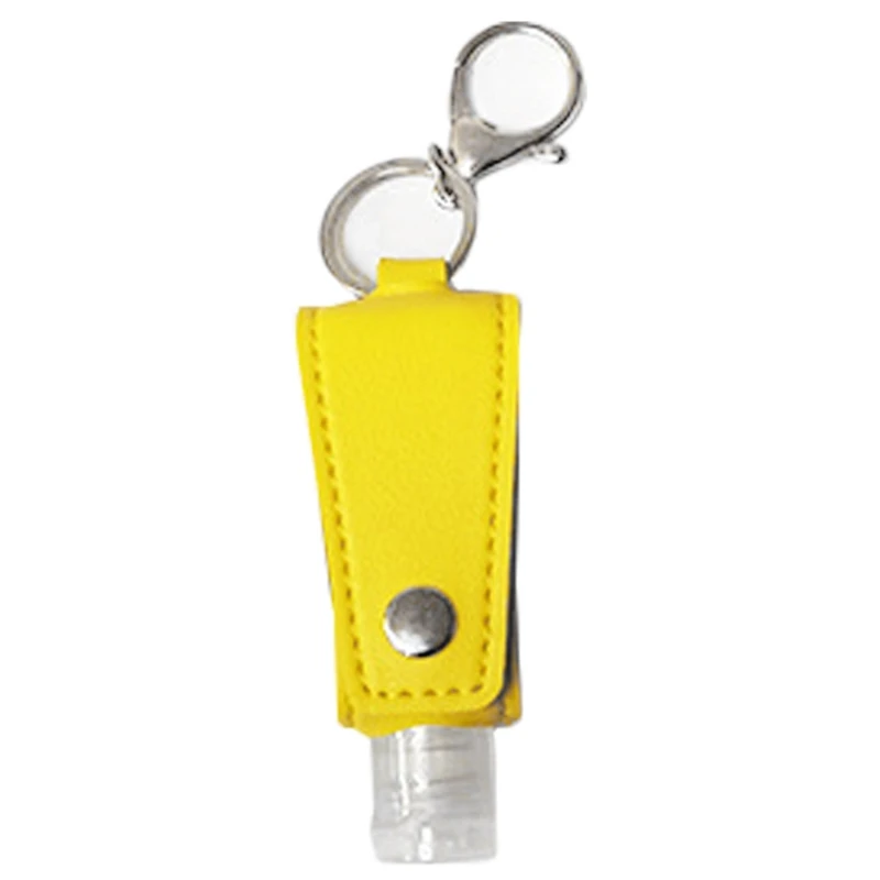 Plastic Clear Bottle with for Key Chain Refillable Hand Sanitizer Squeeze Holder Dropshipping