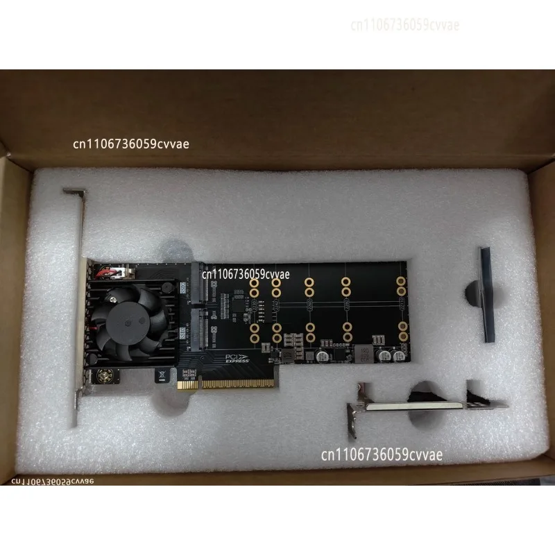 Main Board Without Splitting Four Nvme Expansion Card Expansion 4 M.2 Nvme SSD Master: PLX8747