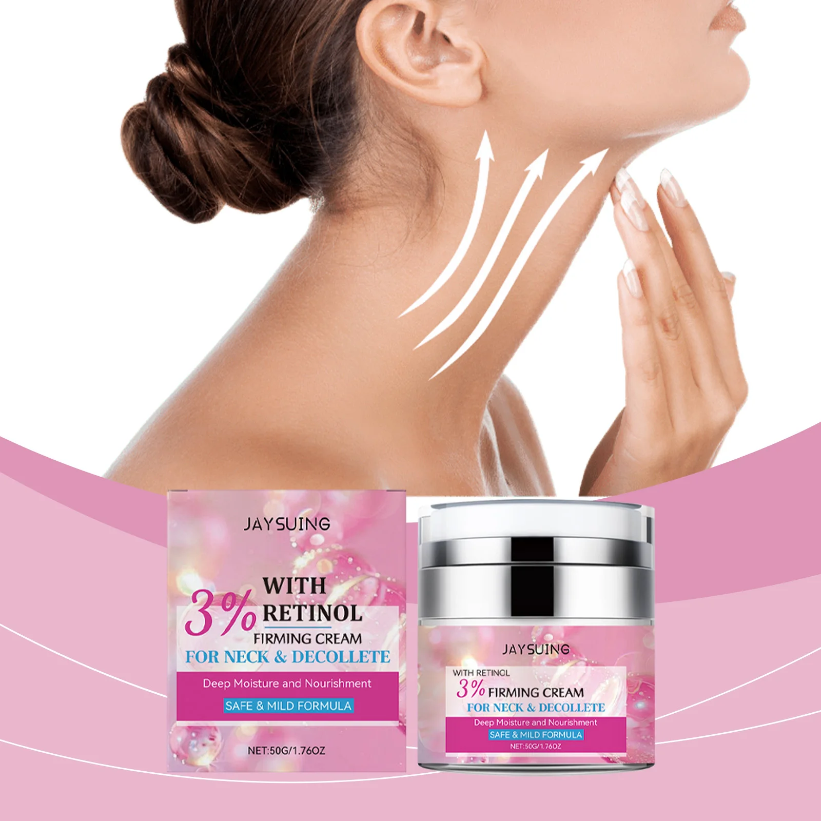 

Lifting Neck Cream Wrinkle Remover Eliminate Double Chins Relieves Tightness Dryness Tighten Brighten Moisturize Neck Skin Care