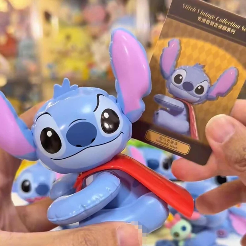 

Коллекционная фигурка 52Toys Disney Stitch Blind Box Vintage Collection - милое украшение для рабочего стола, идеальный подарок для взрослых женщин