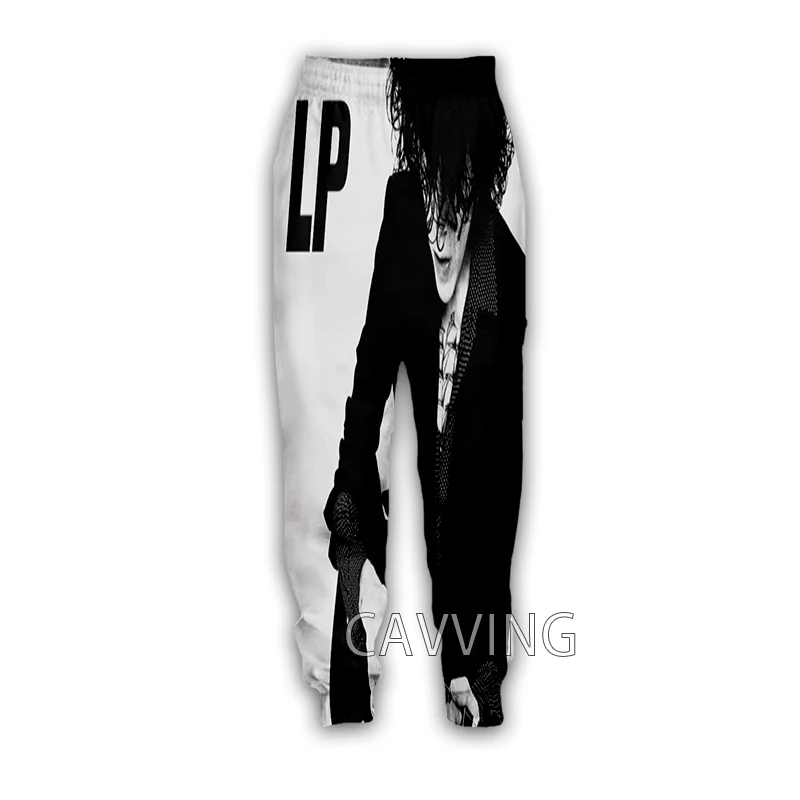 Nova moda 3d impressão lp laura pergolizzi calças casuais esportes sweatpants calças retas calças de jogging para mulher/homem p01