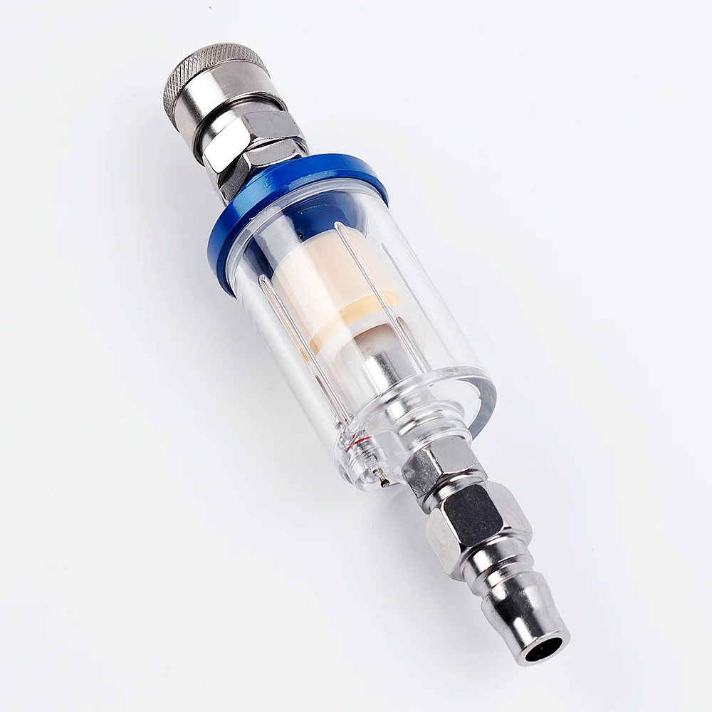 Air Oil Water Separator Filter Kit 1/4‘’ Thread With Moisture Trap Spray Gun Pressure Parts Air Compressor Tool JPN Interface