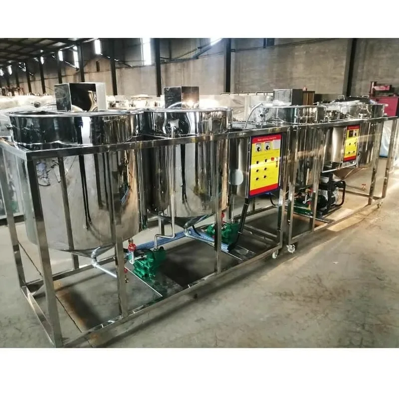 Customized 2025 Small Scale Edible Oil Refinery Plant Complete Palm Oil Processing Equipment Refining Machinery