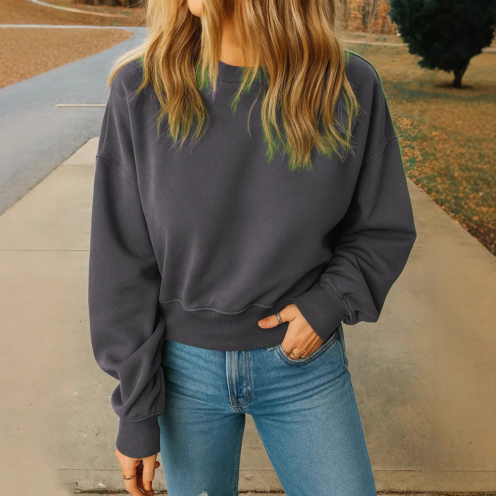 Damskie bluzki na jesień i zimę, codzienne bluzy z długim rękawem, wkładane przez głowę, bluza z kapturem, толстовка, 가을 후드티