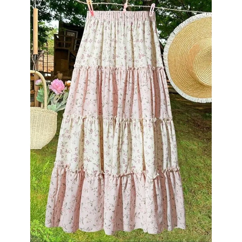 

French ALine Maxi Skirt Half-length Skirt Cross-Border Neutral Style Other Fabric Other Process Spring 2026 Collection