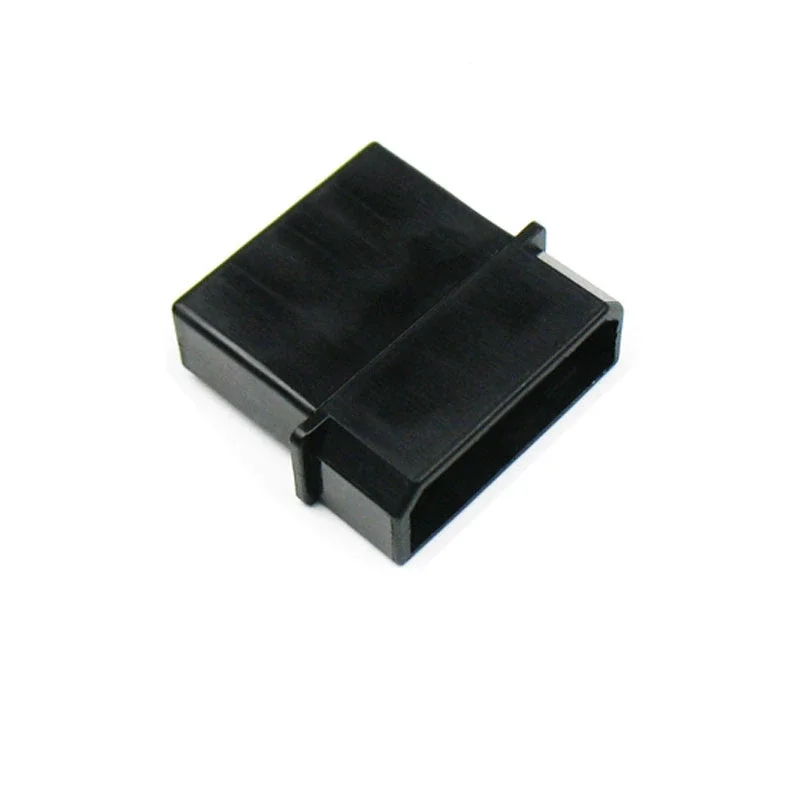 100pcs/lot Black Molex 4Pin Female Power Connector