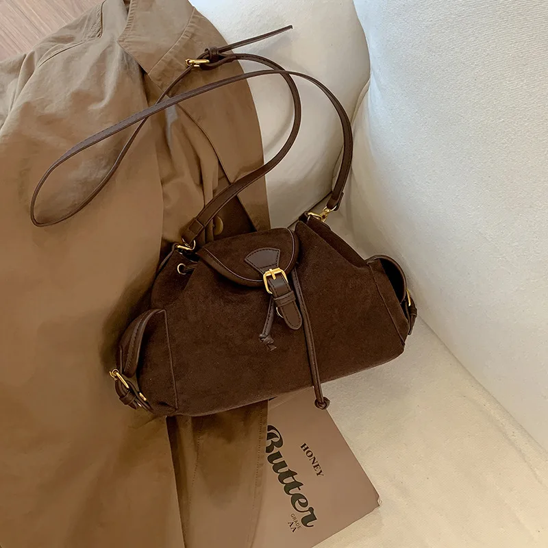 

2025 Luxe Vintage Shoulder Bag, Spacious Crossbody Purse for Women, Fashion Day-to-Night Tote, Minimalist Sling Bag, Textured