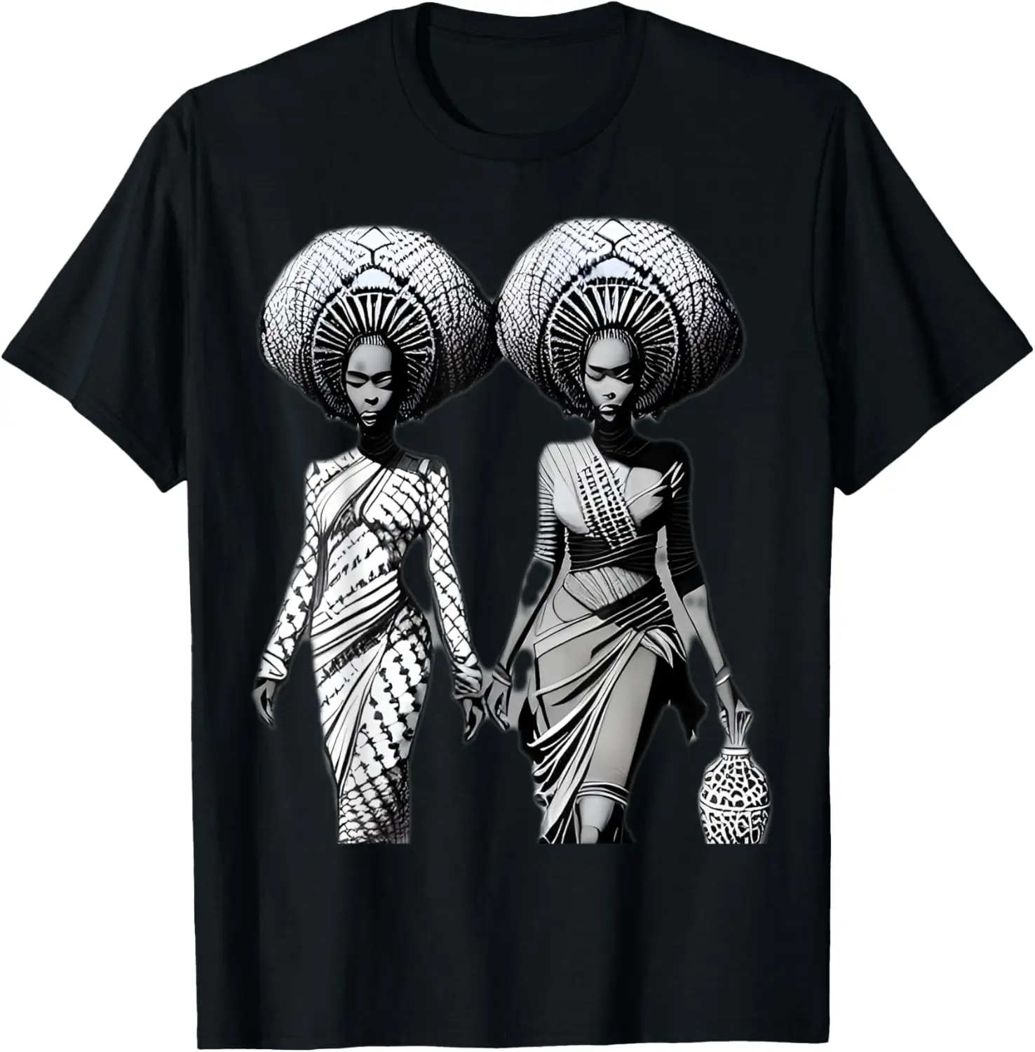 

Fashion style - Twin African American Black Women - PanfurWare LLC T-Shirt