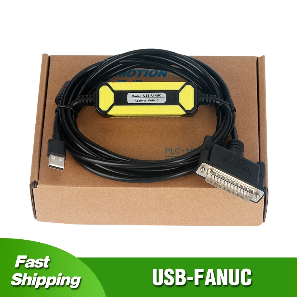 

USB-FANUC Adapter For Fanuc CNC RS232 Communication Cable USB Convert DB25 Serial Download Cable