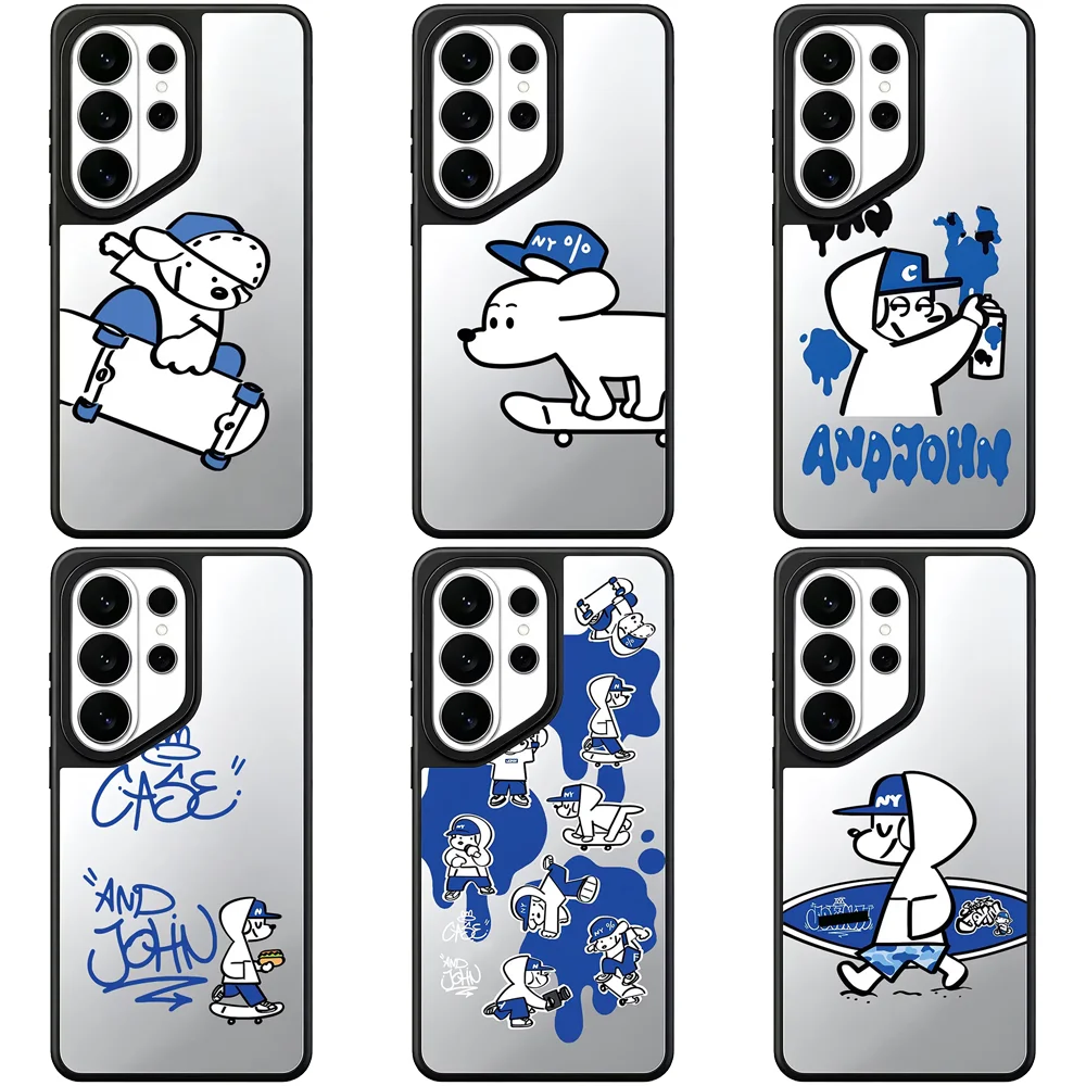 60826s7 Mirror Magnetic Case: Compatible with Samsung Galaxy S23 U S24U S25 S26 Ultra S25+ S26 Plus Shell