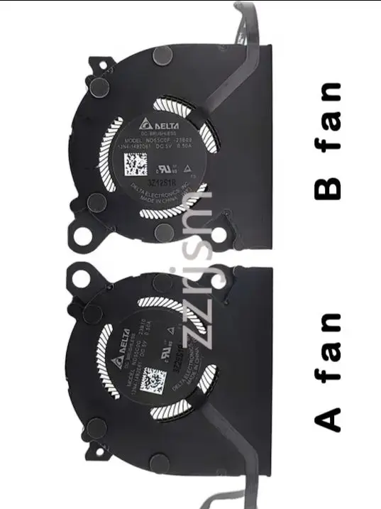 【Laptop CPU GPU Cooling Fan Cooler for Surface Laptop Studio 2 ND55C0G 23B10 23A04 23A05 13N4-14B2E61 ND55C0F 23B09  DC 5V+0.5A