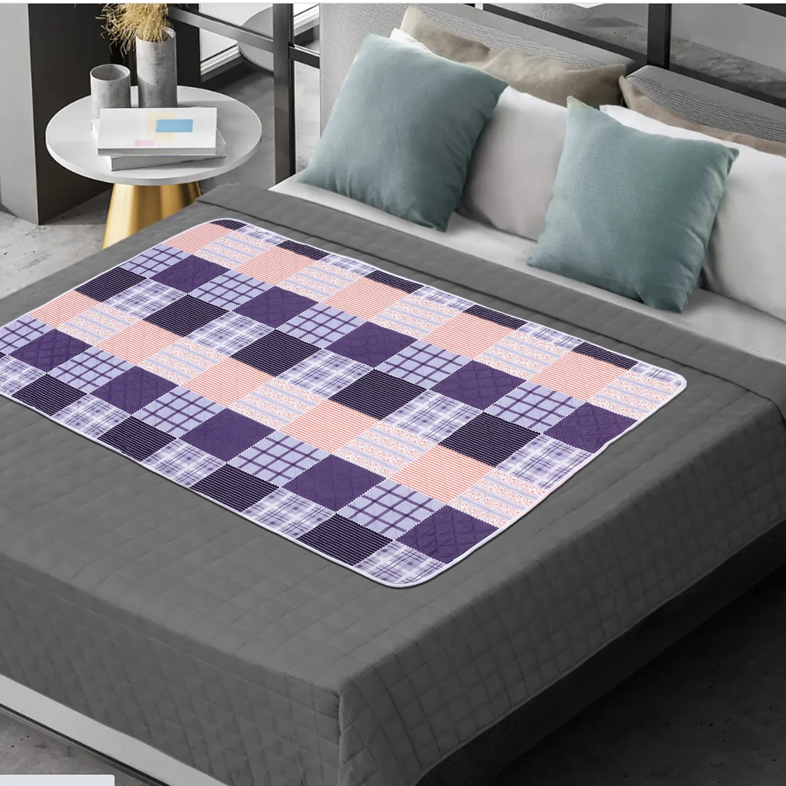 وسادة سرير قابلة للغسل قابلة لإعادة الاستخدام وسادة تبول سلس البول للمرضى المسنين كبار السرير ترطيب واقي مرتبة مقاومة للبقع