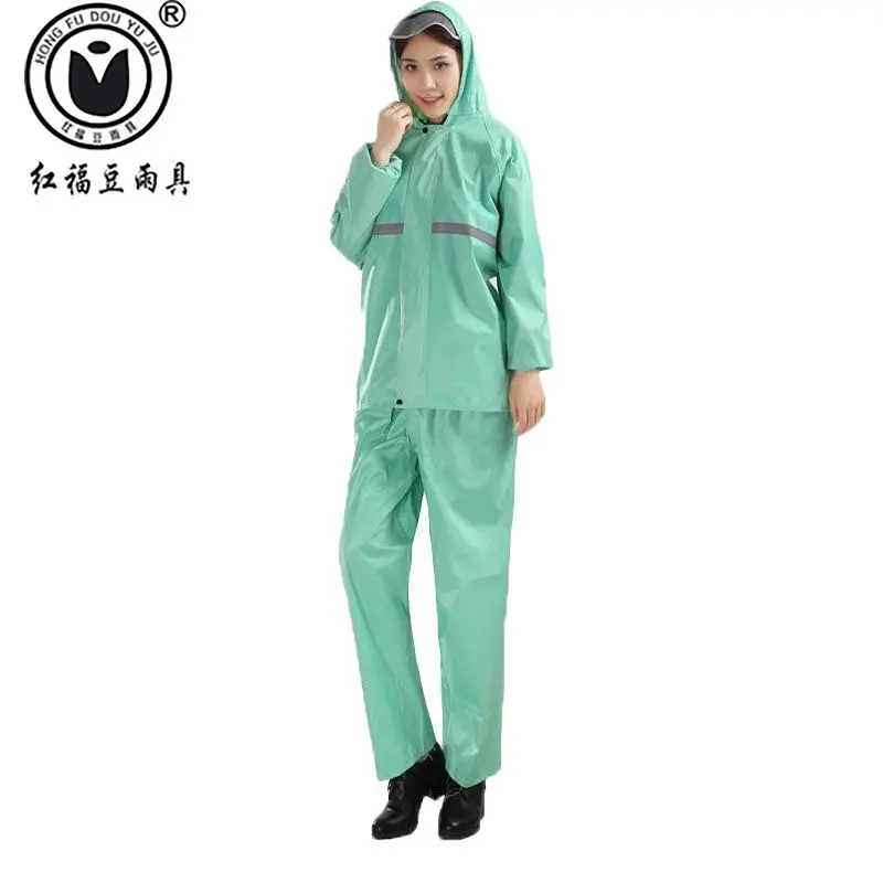 Nuevo Traje de doble capa a prueba de lluvia, impermeable para vehículo eléctrico a la moda para mujer