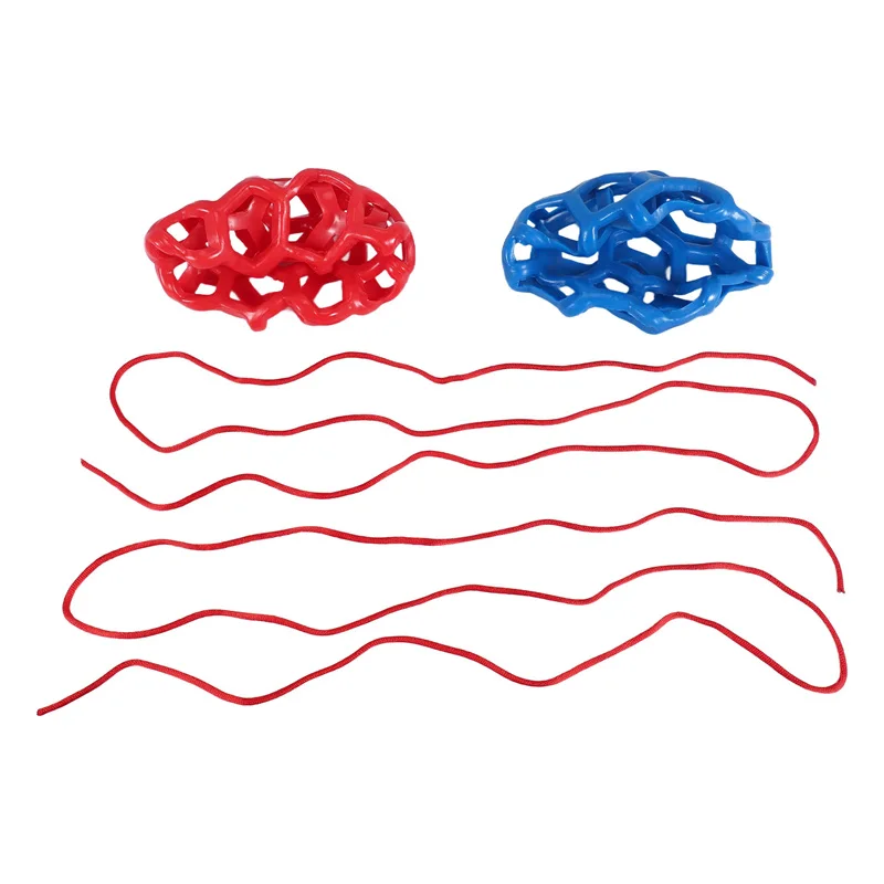 2 Packungen Pferde-Leckerli-Ball, Heu-Spielball, Ziegen-Heuball, hängendes Fütterungsspielzeug für Schafe, Pferde, Ziegenfutterstation und Stress abbauen – ABSW