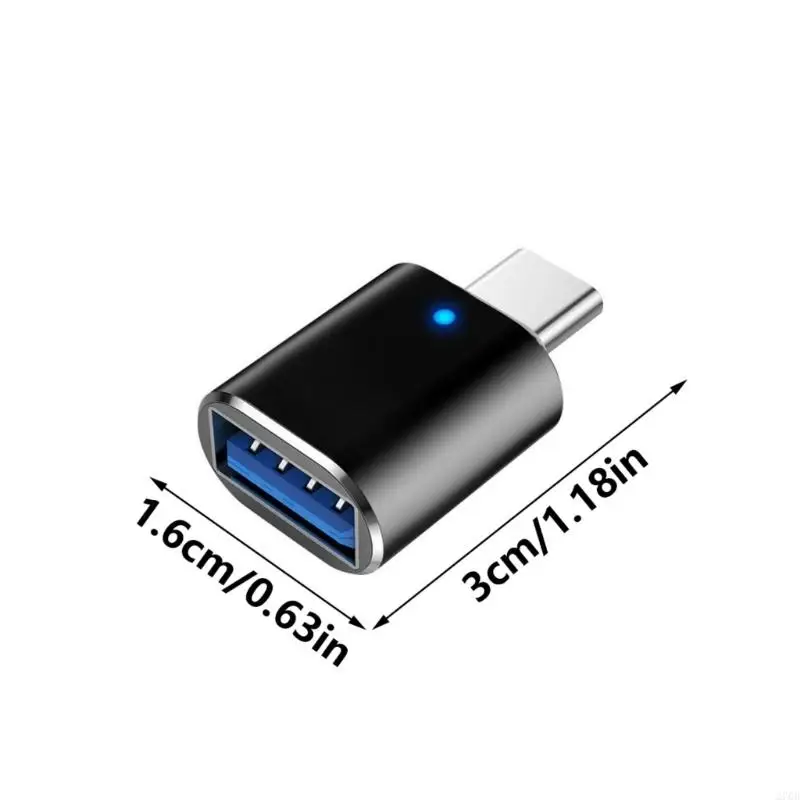 270B 2PCS USB C إلى محول USB USB OTG متوافق مع الهواتف الذكية من النوع C التواصل بسلاسة مع الأجهزة المختلفة