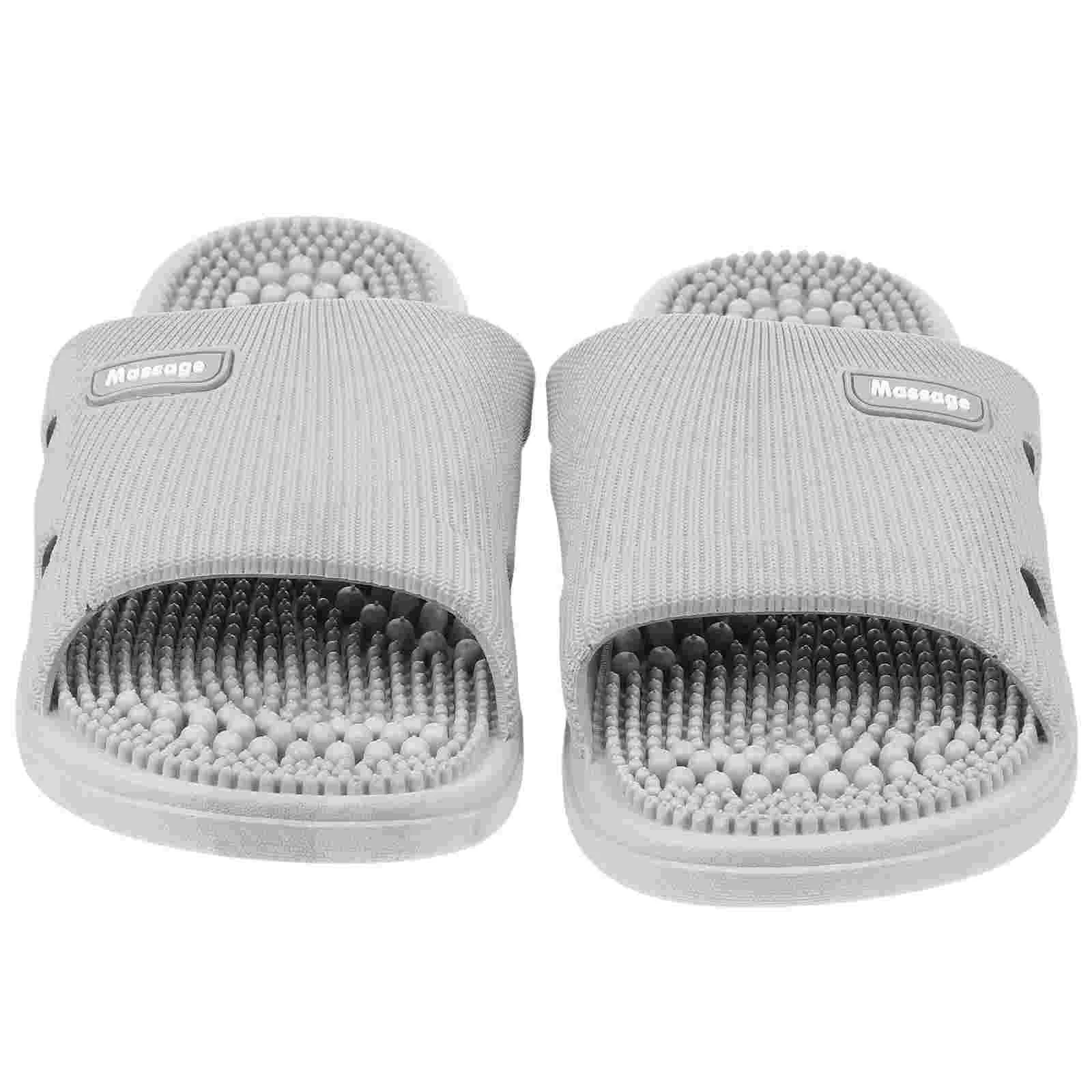 

Foot Massage Slippers Summer for Men Bathroom Breathable Indoor Simple Mens House Showing Casual