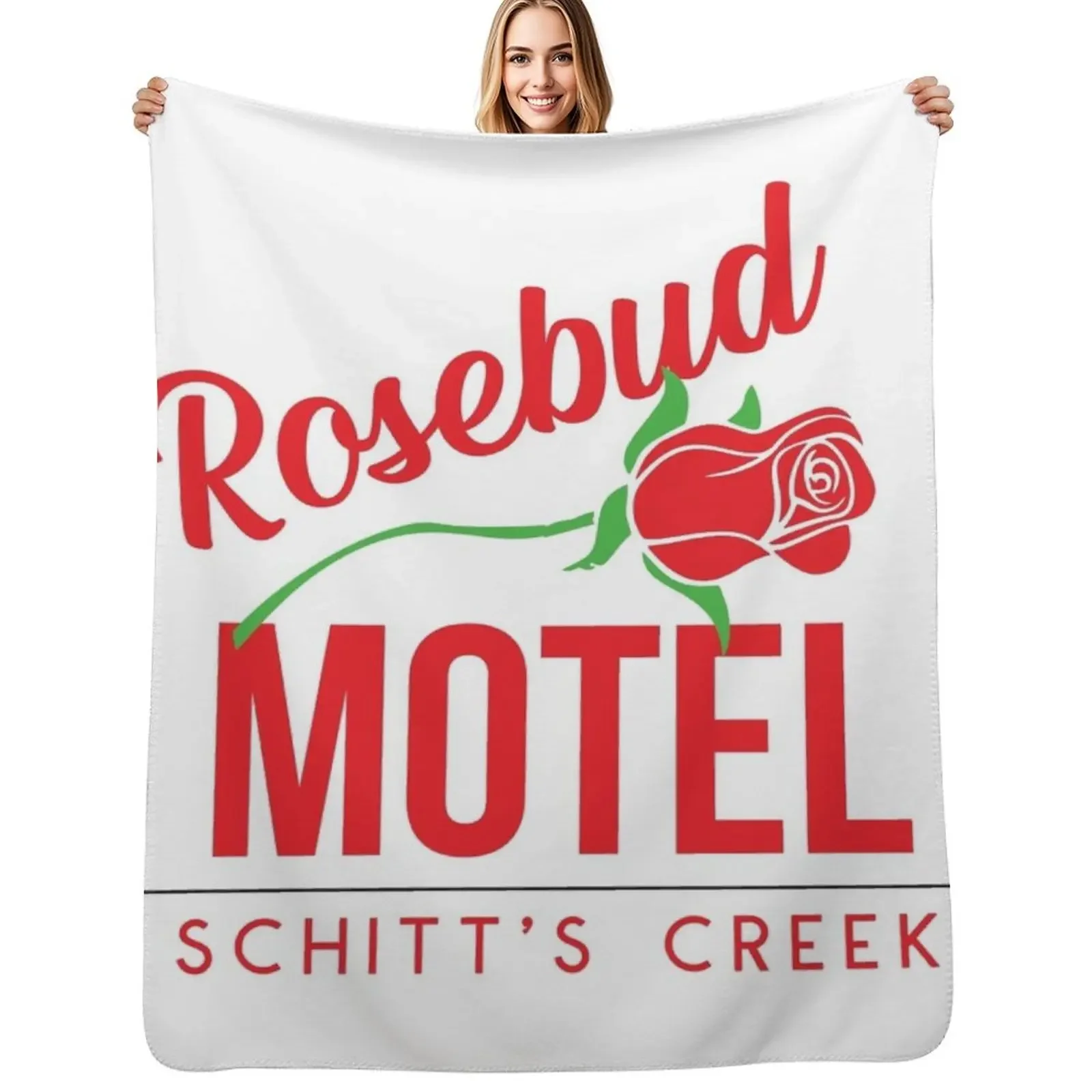 

Rosebud Motel Throw Blanket Winter beds wednesday Picnic Blanket