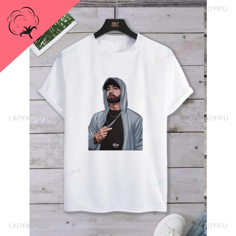 

The Eminem Show Printed T-shirt Top Unisex Shirt Classic Short Sleeve O-neck Streetwear Harajuku Trending Hot Sale