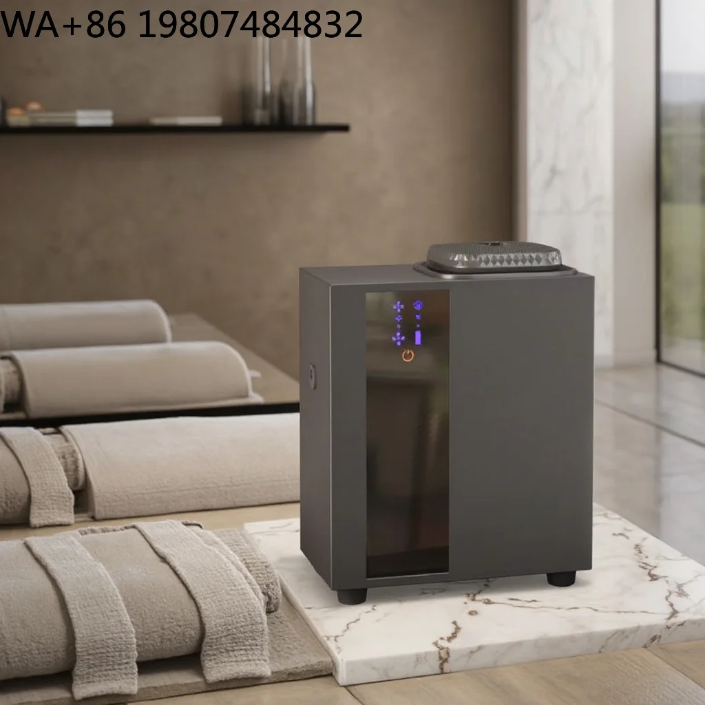 Custom Logo Wall Hanging Metal Waterless Scent Nebulizer App Controlled Purifying Fragrance Diffuser Silent Essential Oil