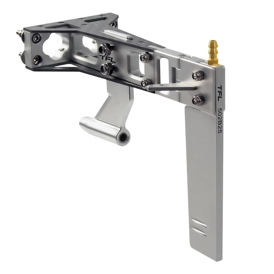 TFL 4.76mm Shaft Bracket Carbon Fiber Reinforced Combination Rudder Integrated Rudder 105mm for RC Boat 502B25